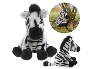 Charlie Bears Charlie Bears Maskota zebra iz serije Cuddle Cubs, majhen pliš, idealen za dojenčke, 14 cm