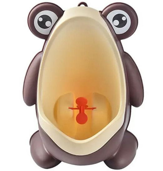 slomart AG619C Mini pisoar wc rjave barve