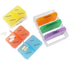 slomart AG424D Pojemnik na leki organizer 7 dni