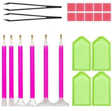 slomart AG979A Komplet za vezenje diamantov z dodatki