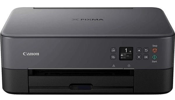 tiskárna Canon PIXMA TS5350i BK 4462C086 multifunkční barevná černobílá inkoustová vhodná do domácnost kancelář tisk oboustranný skener kopírka rychlost Wi-Fi cloud AirPrint Android