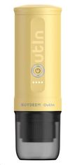 Buydeem Prenosni aparat za espresso Outin Nano - nežno rumena barva, 80 ml, 20 barov, segrevanje vode na 92 °C, mleta kava ali kapsule