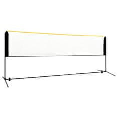 Vidaxl Nastavljiva mreža za badminton 400x103x94-158 cm kovinska