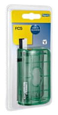 Rapid Hitri mini luknjač Colour´Ice FC5, 10 listov, blister, ledeno zelena