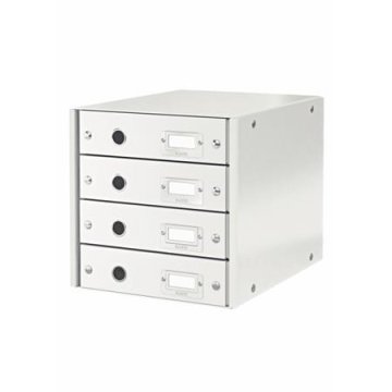 Leitz Click&amp;Store predal, 4 predali, bela