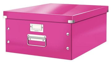 Leitz Univerzalna škatla Click&Store, velikost L (A3), roza