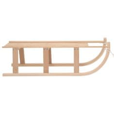 Vidaxl Snežne sani 110x40x34 cm vezan les