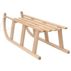 Vidaxl Snežne sani 110x40x34 cm vezan les