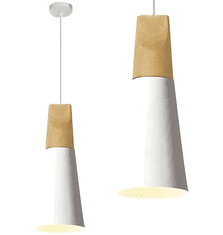 Toolight Stropna svetilka SCANDI B Bela