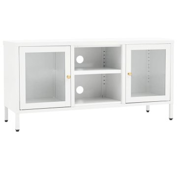 Vidaxl TV omarica 105x35x52 cm jeklo in steklo