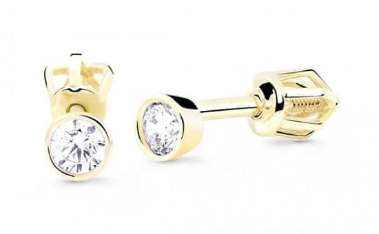 Cutie Jewellery Priljubljeni uhani iz rumenega zlata Z8017-30-10-X-1