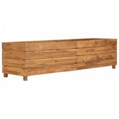 Vidaxl Visoka greda 150x40x38 cm reciklirana tikovina in jeklo