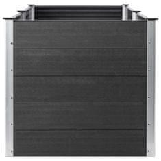 Vidaxl Visoka greda 250x50x91 cm WPC siva
