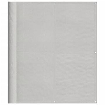 Vidaxl Balkonsko platno svetlo sivo 120x600 cm 100 % poliester oxford