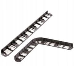 shumee Plastična palisadna obroba za trato 8 m + 28 količkov