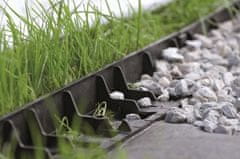 shumee Plastična palisadna obroba za trato 8 m + 28 količkov