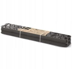 shumee Plastična palisadna obroba za trato 8 m + 28 količkov