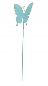 shumee Okrasni vrtni ornament metulj na palici 61 cm
