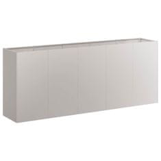 Vidaxl Planter Rusty 200x40x80 cm Vremensko odporno jeklo