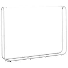 Vidaxl Stojalo za drva 200x25x150 cm Pocinkano jeklo