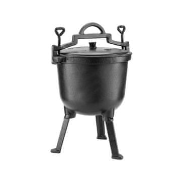 KINGHoff 7-litrski emajliran lovski kotel iz litega železa KH2242