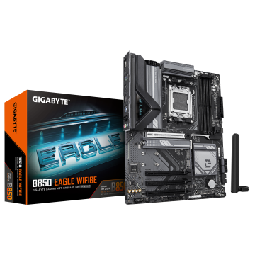 Gigabyte B850 Eagle osnovna plošča, WIFI6E, AM5, ATX, AMD B850, 4xDDR5, 3xM.2 (B850 EAGLE WIFI6E)