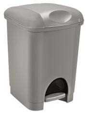 Koš za odpadke - bel, plastičen, 6 l
