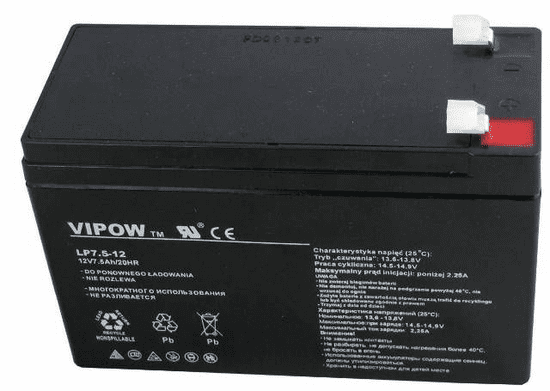 vipow Gel baterija 12V 7,5Ah