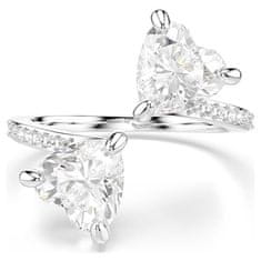 Swarovski Luksuzni odprti prstan s kristali Swarovski Mesmera 5535191 (Obseg 60 mm)