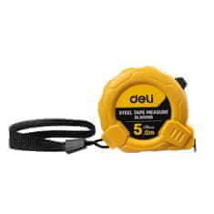 Deli Tools Jekleni merilni trak 5m/19mm EDL9005B (rumen)