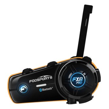 MojPlanet Fodsports FX8 Pro motociklistični domofon (črn)