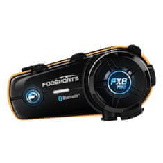 MojPlanet Fodsports FX8 Pro motociklistični domofon (črn)
