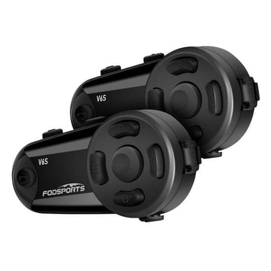 MojPlanet Fodsports V6S motociklistični domofon v dveh paketih