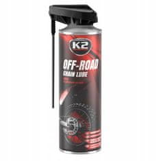 K2 K2 visoko zmogljivo mazivo za verige in zobnike motorjev OFF-Road 250ml