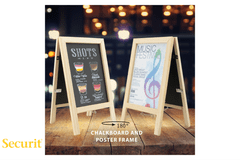Securit by Vermes A kredna TABLA A5 Mini Sandwich Board – namizna SBSBMNI