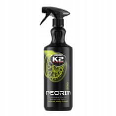 K2 K2 Neorim Pro – čistilo za platišča in pnevmatike, neonska tekočina, 1L
