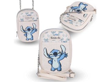 Disney DISNEY Stitch Torbica, majhna torbica z nastavljivim pasom, mini torbica 17x5x12 cm