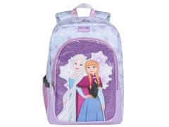 Disney DISNEY Ledeno kraljestvo Anna in Elsa Modri nahrbtnik za dekleta, šolski nahrbtnik z odsevniki, predal za prenosni računalnik 