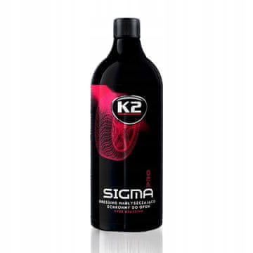 K2 K2 Sigma Pro gel za pnevmatike in gumo, sijajni zaščitni premaz 1L