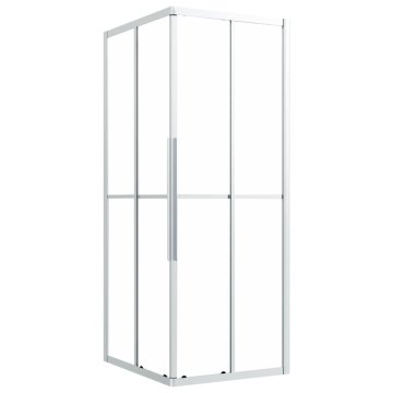 Vidaxl Tuš kabina mlečno steklo ESG 90x70x180 cm
