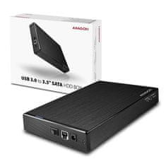 AXAGON AXAGON EE35-XA3 3,5" USB3.0 HDD SATA Aline Box Black, ohišje za disk
