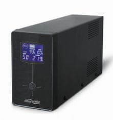 Gembird EG-UPS-031 LCD 650VA UPS, 2xIEC C13, 650VA, 390W, LCD, 1xSchuko