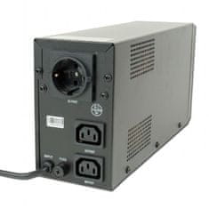 Gembird EG-UPS-031 LCD 650VA UPS, 2xIEC C13, 650VA, 390W, LCD, 1xSchuko
