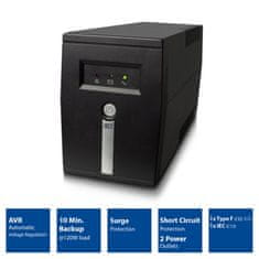ACT AC2305 Line Interactive UPS 600VA Schuko, 1xIEC C13, 120W, AVR
