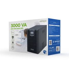 Gembird EG-UPS-PS3000-01 Pure Sine Wave 3000VA UPS 6xIEC C13, 3000VA, 2400W, LCD, RJ11/RJ45, USB