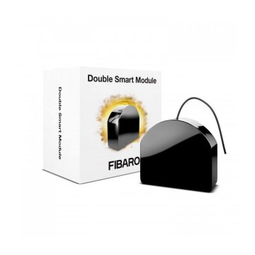 FIBARO DOUBLE SMART MODULE (FGS-224) Pametni modul s stikalom za vklop,brezžično - Z-Wave, Z-Wave Plus App