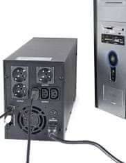 Gembird EG-UPS-036 UPS LCD 3000VA 3xSchuko, 3xIEC C13, 3000VA, 1800W, RJ11/RJ45, USB