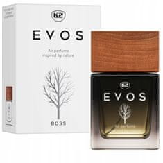 K2 K2 Evos Boss, elegantni avtomobilski parfum, dišava za avto v steklenički, 50 ml