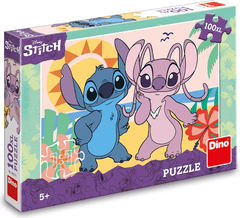 DINO Puzzle Stitch na plaži XL 100 kosov