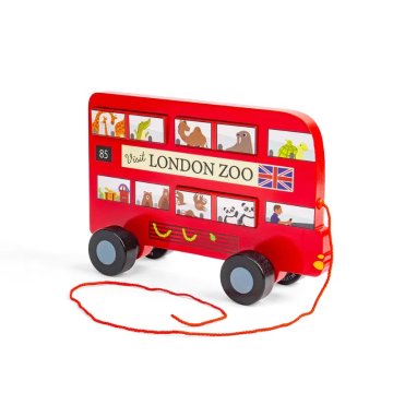 Bigjigs Toys London Bus Pull Toy